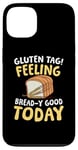 Coque pour iPhone 13 Étiquette gluten Se sentir bien aujourd'hui pour un régime sans pain