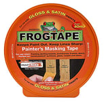 Frog Tape Orange Gloss & Satin Painters Masking Tape 36mm x 41.1m. Indoor painting and decorating for sharp lines and no paint bleed