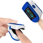 Pulse_Oximeter Fingertip,Blood Oxygen Saturation Monitor with Alarm,Read in 8s,SpO2 & PR & Pulse Wave,Auto-Sleep Function,LED Display for Adults and Children(NOT battery) C