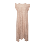 Tiffany Dalia, Long S/s Dress, Cotton - Lavender Grey Lila