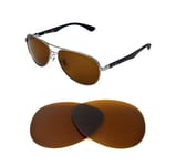 NEW POLARIZED B15 BROWN REPLACEMENT LENS FIT OAKLEY FEEDBACK SUNGLASSES