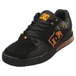 DC Shoes Versatile Mens Skate Trainers in Black Orange - 10 UK