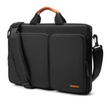 tomtoc 17,3 Pouces Sacoche pour ordinateur portable Sacoche à bandoulière pour 2023 ASUS ROG Strix Scar 18 G834JY-XS97 Pro Extreme, 17,3 Pouces HP/Lenovo/ASUS/Dell/Acer Laptop, 17,3 MSI Gaming Laptop