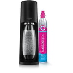 Machine a soda et eau gazeuse Sodastream TERRA Noire + 1 bouteille compatible...