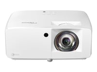 Optoma UHZ35ST - DLP-projektor - laser - bärbar - 3D - 3500 lumen - 3840 x 2160 - 16:9 - 4K - vit