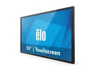 Elo 5554L - Commercial Grade - Led-Skärm - 54.6" - Öppen Ram - Pekskärm - 3840 X 2160 4K @ 60 Hz - 500 Cd/M² - 1100:1 - 8 Ms - 2Xhdmi, Displayport, Usb-C - Högtalare - Svart