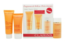 CLARINS DAILY ENERGIZER GIFT SET 50ML CLEANSING GEL + 30ML WAKE-UP BOOSTER + 30M