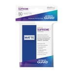 Sleeves Supreme Matte Blå x50 66x91 Ultimate Guard Kortbeskytter/DeckProtect