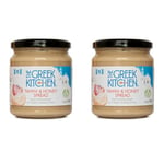 The Greek Kitchen Tahini & Honey Spread - Protein Rich, Palm Oil Free, No Added Sugar, 300 g (Pack of 2)