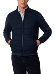 Hackett London Funnel Neck Hybrid Sport Jacket, Midnight Blue