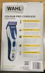 Colour Pro Cordless Hair Clipper Kit, Neck Duster, Colour Coded Combs, Hair