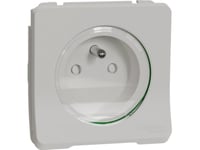 Schneider Electric Mureva Style Socket Mechanism 2P + Pe Threadless Terminals White Ip55 Mur39133