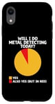 Coque pour iPhone XR Will I Do Metal Detecting Today Treasure Hunting Detector