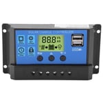 Dubbel USB PWM Solar Panel Charge Controller Regulator 12V 24V - YWEI - GS14912-SHY - 20A LCD-skärm