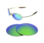 NEW POLARIZED CUSTOM GREEN LENS FOR OAKLEY E-WIRE 1.0 SUNGLASSES