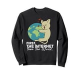 World Domination Black Cat Catlovers Sweatshirt