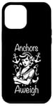 iPhone 12 Pro Max Navy Sailor Vintage WW2 Pin Up Girl Anchors Aweigh Case