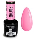 Vernis À Ongles En Gel LA ROSA UV LED Hybrid Color CREAM - Longue Durée Et Très Facile À Appliquer, Parfait Pour L'art Des Ongles - DIY À La Maison Ou Dans Un Salon De Manucure - 9 ml (Rose Bébé)