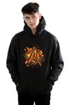 Avengers Assemble Halloween Spider Logo Hoodie