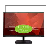 VacFun Lot de 3 Clair Film de Protection d'écran, Compatible avec ViewSonic VA2432-mh / VA2432-h 23.8" Display Monitor, Film Protecteur sans Bulles(Non vitre Verre trempé)