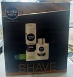 2 Piece Nivea Men Shave Duo Gift Set 1 x Shaving Foam 1 x Post Shave Balm