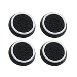 Joystick Analogique En Silicone Non Ald Pour Nintendo Switch Lite,Thumb Stick Grip,Capuchon Lumineux,Ns Lite Contrmatérielle,Oled - Type Black White