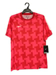 Nike Dri-Fit Football Training T-Shirt Pink Size Medium rrp £35 DH011 TT 12