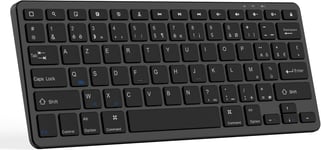 Clavier sans Fil Bluetooth pour Tablettes, iPad, iPad Pro, iPad Air, Samsung, Xiaomi, Huawei, Lenovo, Mini Clavier AZERTY Français pour Système iOS, Android,Windows