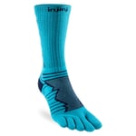 Injinji Ultra Run Crew Blue - Tåstrumpa - S (37-40 EU)