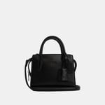 Coach Womens Smooth Leather Andrea Mini Carryall with Tonal Hardware Bag - Black - One Size