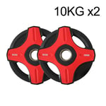 Barbell Plates Steel A Pair 2.5KG/5KG/10KG/15KG/20KG/25KG Olympic Weights 50mm/2inch Center Weight Plates For Gym Home Fitness Lifting Exercise Work Out Man and Woman (Color : 10KG/22lb x2)