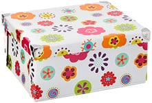 Zeller Present 17852 Boîte de Rangement en Carton pour Enfants 28 x 17 x 11,5 cm