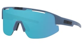 Lunettes bliz matrix bleu mat   ecran miroir bleu