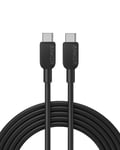 Anker cable USB C vers USB C (3 m), (60 W/3 A) 310 Câble de charge USB C pour iPhone 15, Samsung Galaxy S23, iPad Pro 2021, iPad Mini 6, iPad Air 4, MacBook Pro 2020, Switch (USB 2.0)