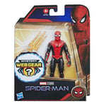 Spiderman Marvel Figurine Spider-Man Rouge Et Noir Avec Armure Mystery Web Gear