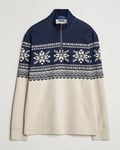 Polo Ralph Lauren Half-Zip Fairisle Sweater Andres Geomatric Navy