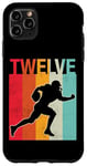 Coque pour iPhone 11 Pro Max Ballon de football « It's My 12th Birthday » pour garçon et fille