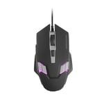 MARSGAMING MM024, Souris Gaming RGB, Capteur Optique 4000 DPI, Switchs Mécaniques Huano, Éclairage RGB Flow, Réglage on-The-Fly 1200/2400 / 3200/4000 DPI, Compatibilité Multiplateforme, Noir