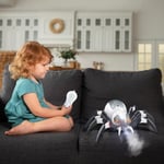 Kids RC Spider Prank Robot LED Light Music Spray Animal Remote Control Tarantula