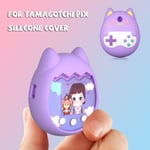 Virtuellt elektroniskt case Spelmaskinskydd för Tamagotchi Pix purple