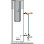 Kit de sécurité - Chauffe-eau thermodynamique - Groupe de sécurité et mitigeur thermostatique