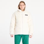 Ellesse Womens Fleece Puffer Jacket Padded White 10UK Retro Ski 