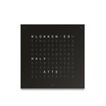 Qlocktwo - Qlocktwo Classic Stainless Steel Black Pepper, NO - Klokker - Biegert & Funk - Svart