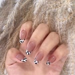 Cover Artificial Leopard Ballerina False Nails Nail Tips Fake Nails Wearable