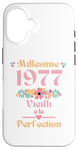 Coque pour iPhone 16 48 ans femme 1977 idée cadeau anniversaire Humour drôle