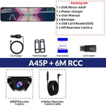 E-ACE 12 pouces 4K voiture DVR miroir 3840*2160P Support GPS WIFI Dash Cam touristes voiture caméra lecteur enregistreur vidéo enregistreur parc moniteur - Type A45P-6M Sony RCC-Aucun #B