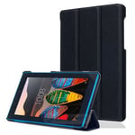 Lenovo Tab 3 A7-10 710F Tri-Fold PU Case Black