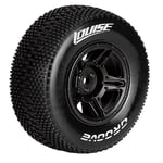 Louise RC SC-Groove 1/10 Soft Slash Rear / Slash 4x4 F/R Wheels & Tyres (Pair)