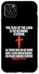 iPhone 11 Pro Max Psalms 111:10 Bible Verses Scripture Case