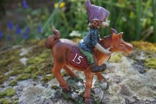 97242 FIGURINE TROLL CHEVAL N° 15 FERME PMU FEE PIXIE ELFE PIXIES TIERCE DERNIER